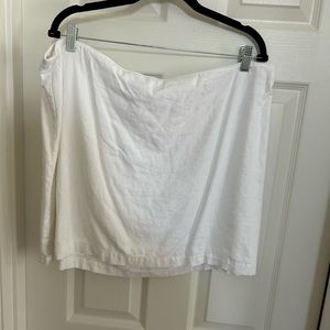 White Short skirt Abercrombie
